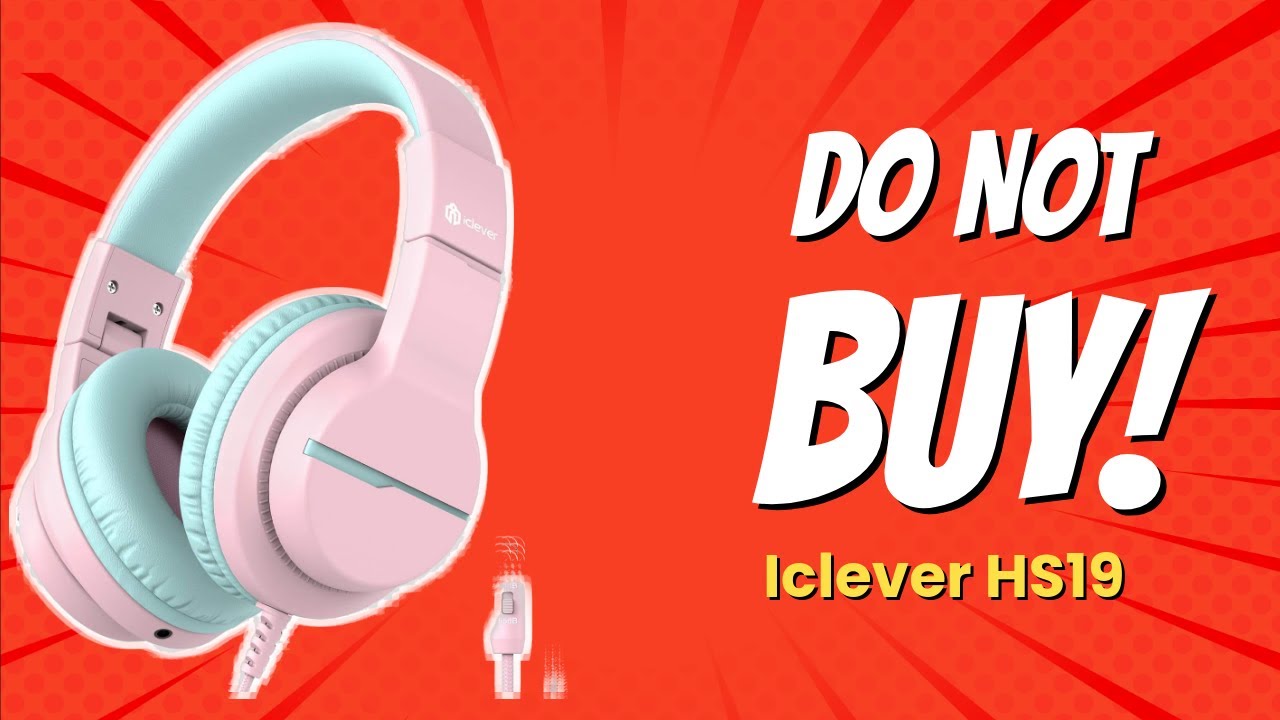 DON'T BUY iClever HS19 Kids Headphones Before Watching THIS! 😱🎧