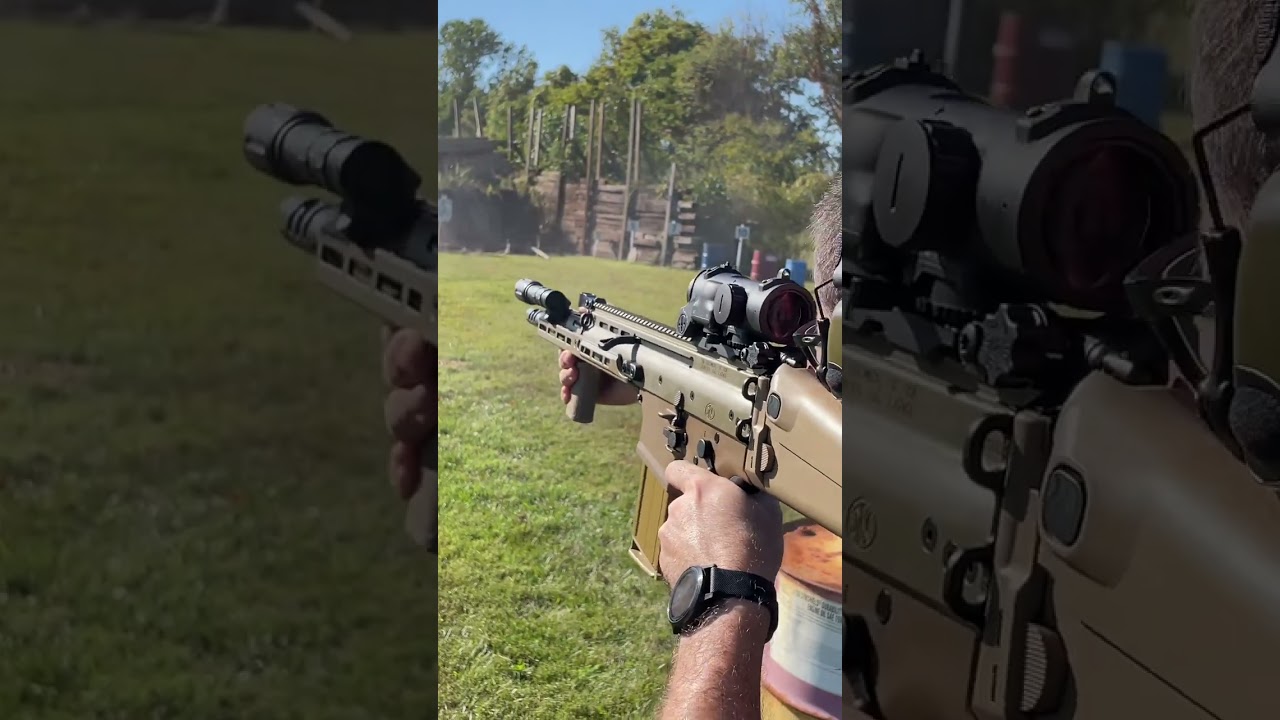 The FN Scar 17 is smooth. Is it worth the price!? (Yes that&rsquo;s an ELCAN)