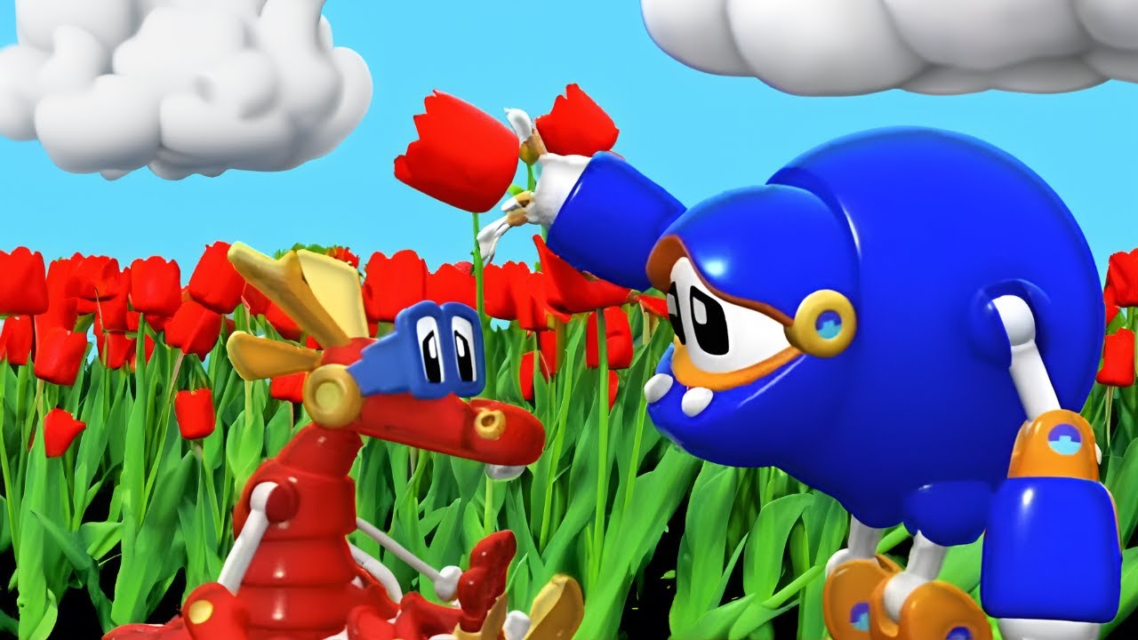 Mechana Tulip Island 💐  | Animal Mechanicals | Cartoons for Kids