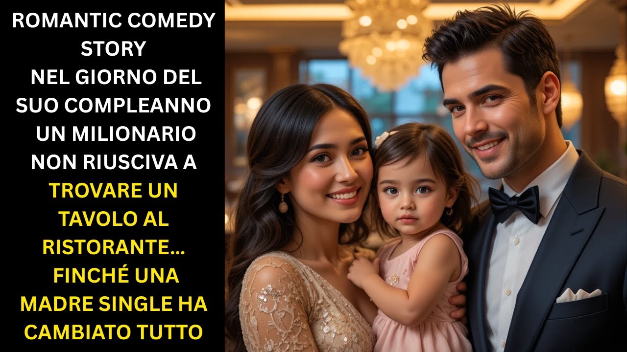 “Nel suo compleanno, un milionario resta senza tavolo… finché una madre single cambia tutto”