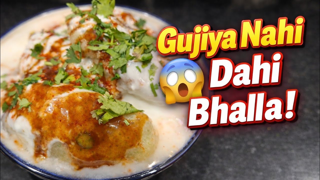 Gujiya Nahi… Dahi Bhalla Hai! 🤯 | Surprise Recipe