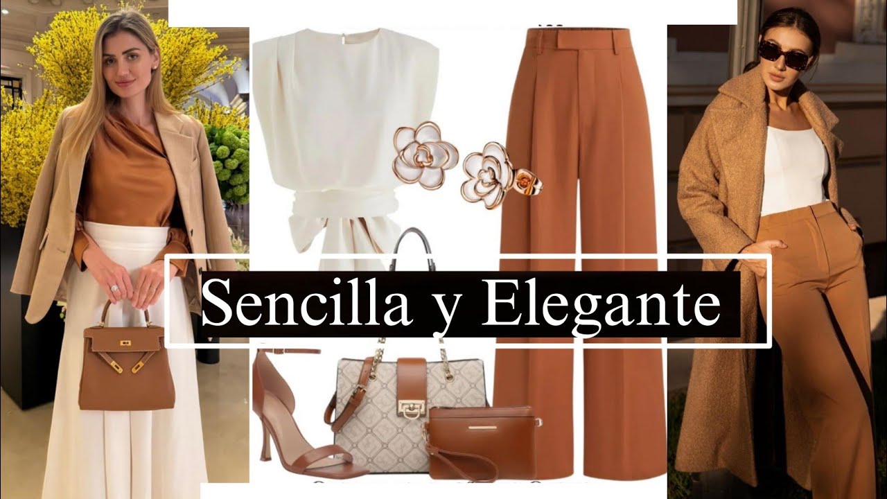 VESTIR SENCILLA RESALTA LA SOFISTICACI&Oacute;N/ MENOS ES MAS/ ESTILO ATEMPORAL ELEGANTE MUJER