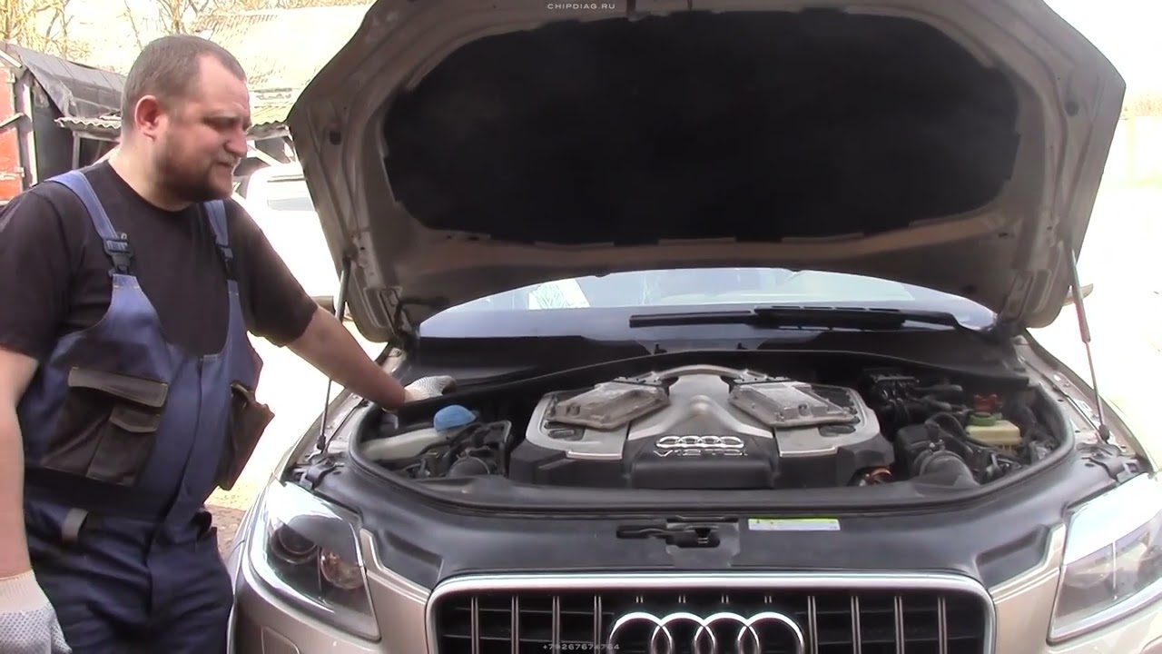 Audi Q7 V12 TDI 500HP - ЧИП, ЕГР, ВИХРЕВЫЕ - Фильм Второй