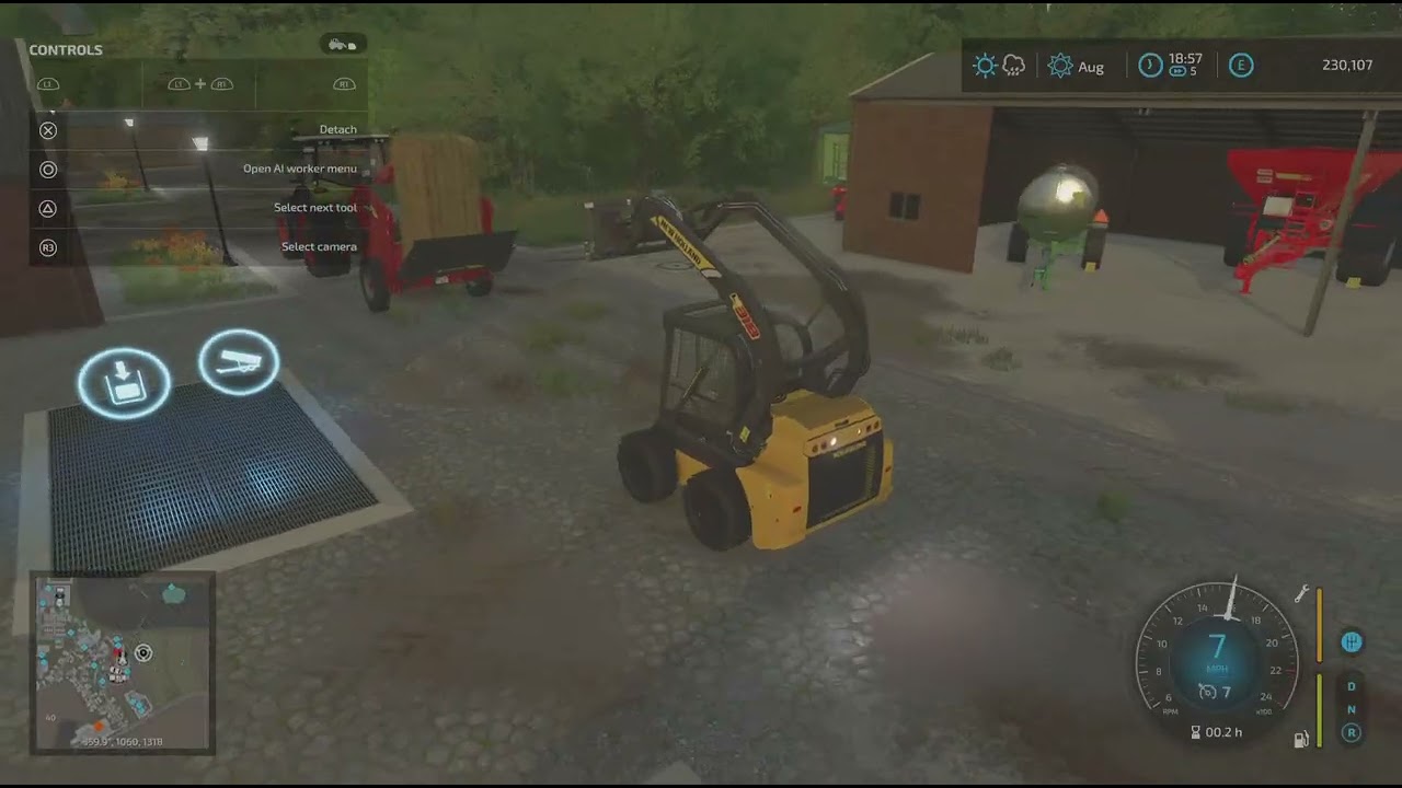 How to load bales in bale blower on PS5 console!