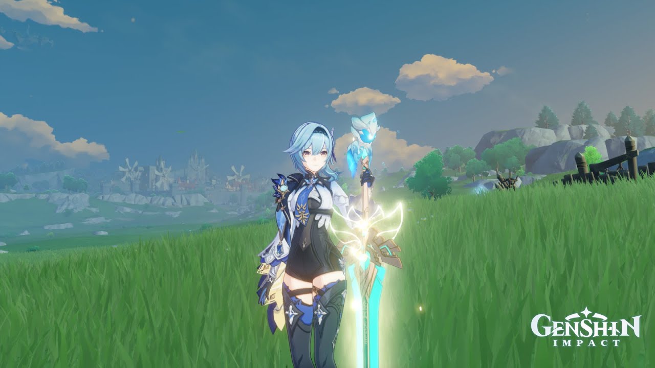 Genshin Impact: Eula C1 + Skyward Pride damage test
