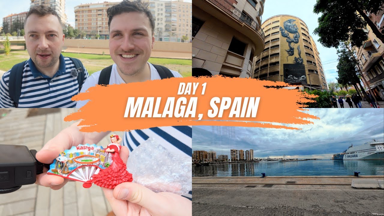 Visiting MALAGA in January - Day 1 Vlog | Malaga, Spain