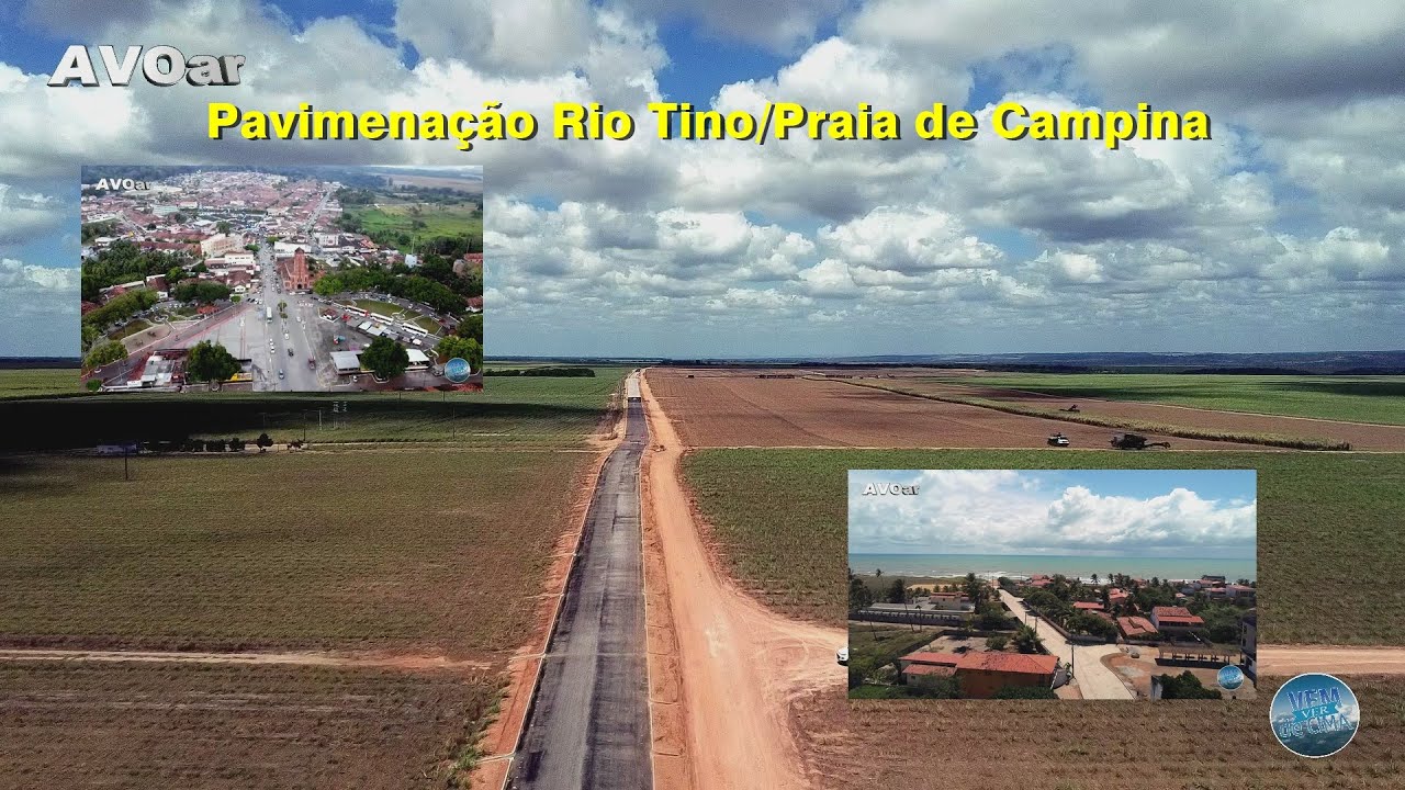 Pavimenta&ccedil;&atilde;o Rio Tinto/ Praia de Campina.