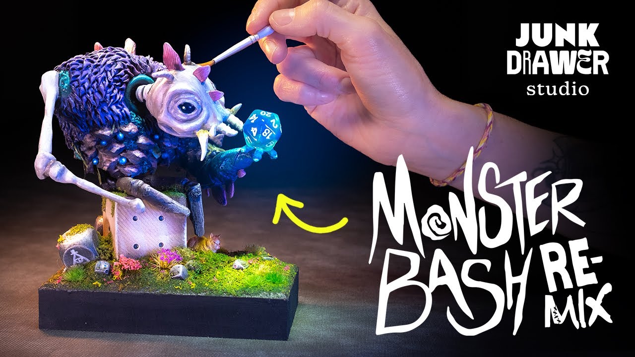 Созданное с нуля существо для Monster Bash REMIX! // JunkDrawer Studio Ep 013