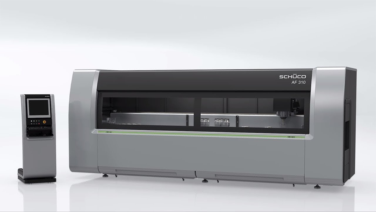 Schüco Maschine AF 310 - CNC-Bearbeitung