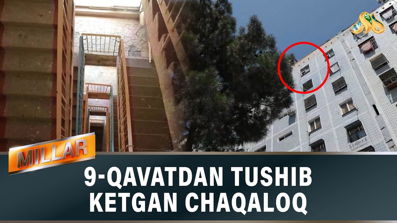 9 qavatdan tushib ketgan chaqaloq  