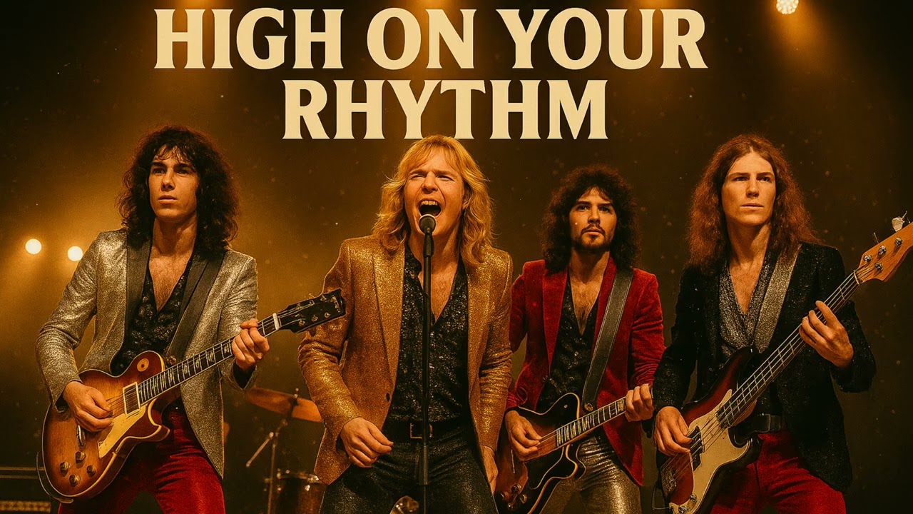 Midnight Canyon Revival – High On Your Rhythm 🔥 70s Glam Rock Live Energy