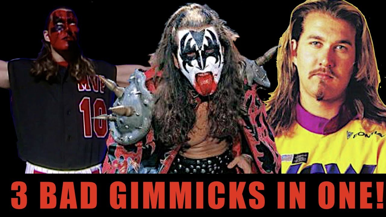 Dale Torborg- 3 bad WCW gimmicks in one video