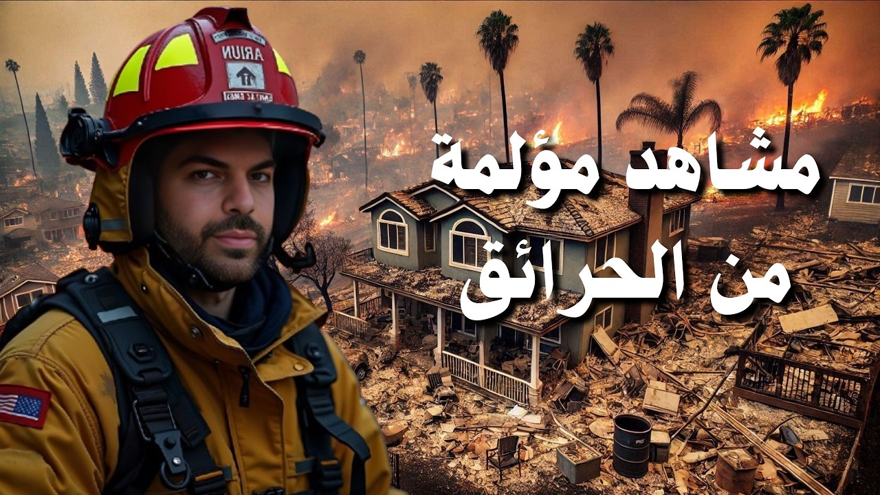 لوين وصل حريق لوس انجلوس؟