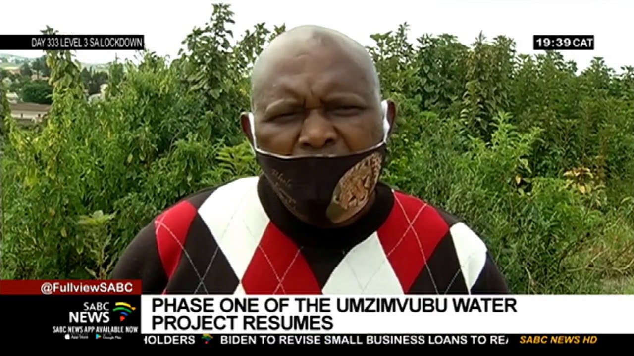 Phase One of the Umzimvubu Water Project resumes