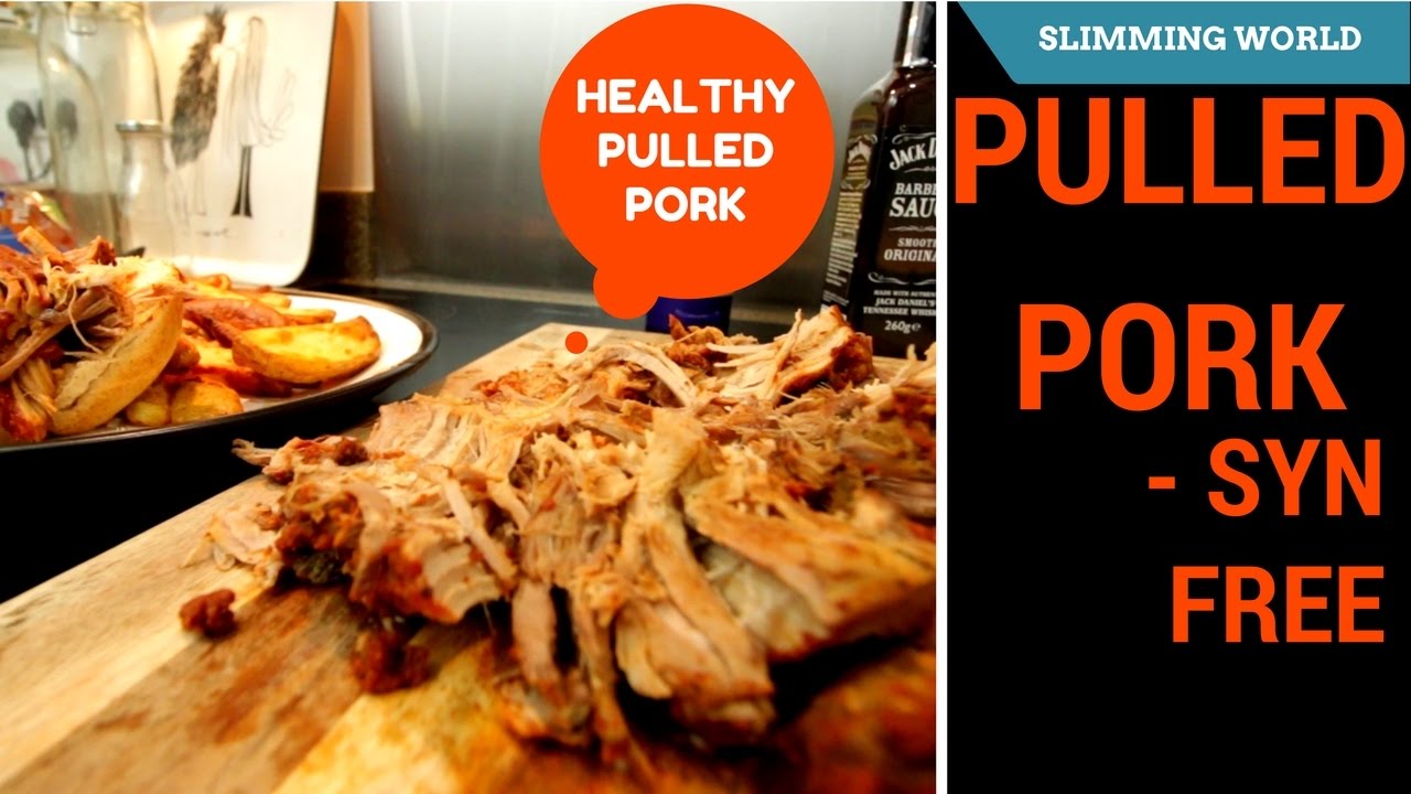 BBQ Pulled Pork Slimming World Slow Cooker Recipe  - Syn Free and Healthy - Weigh In Time