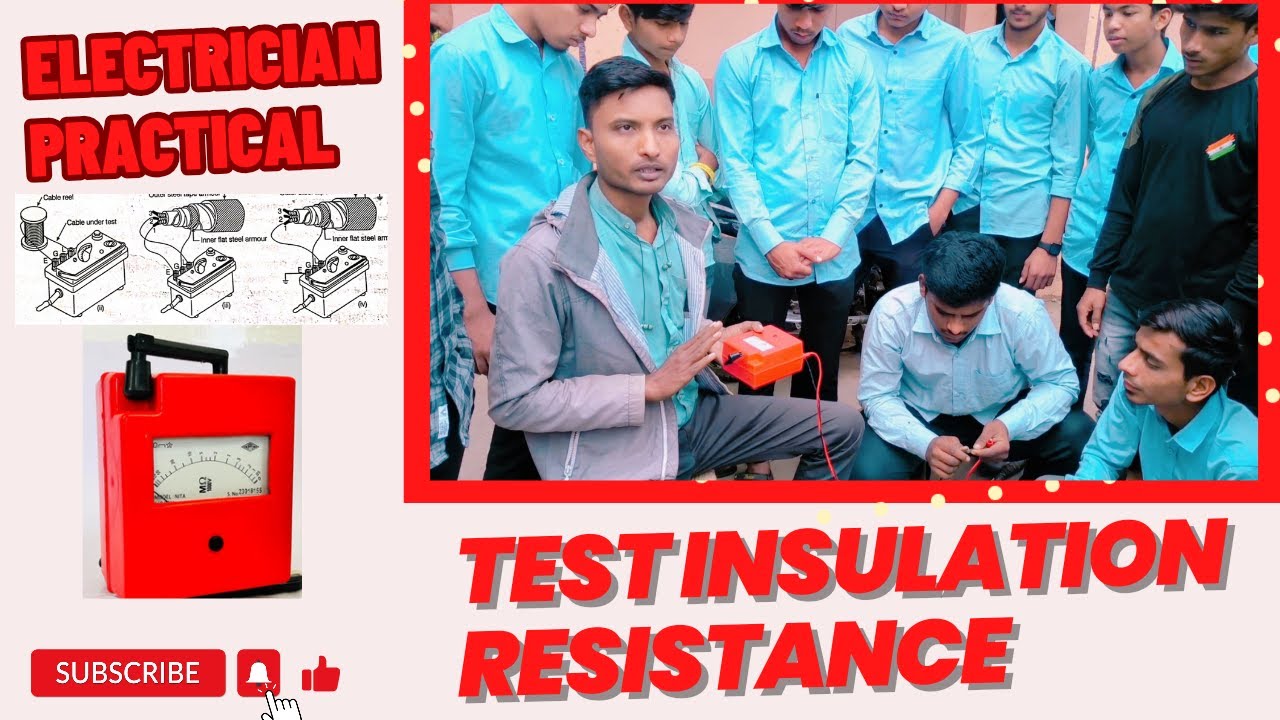 Test Insulation Resistance Of underground Cable | Electrician ITI Practical | Jamia ITI Akkalkuwa