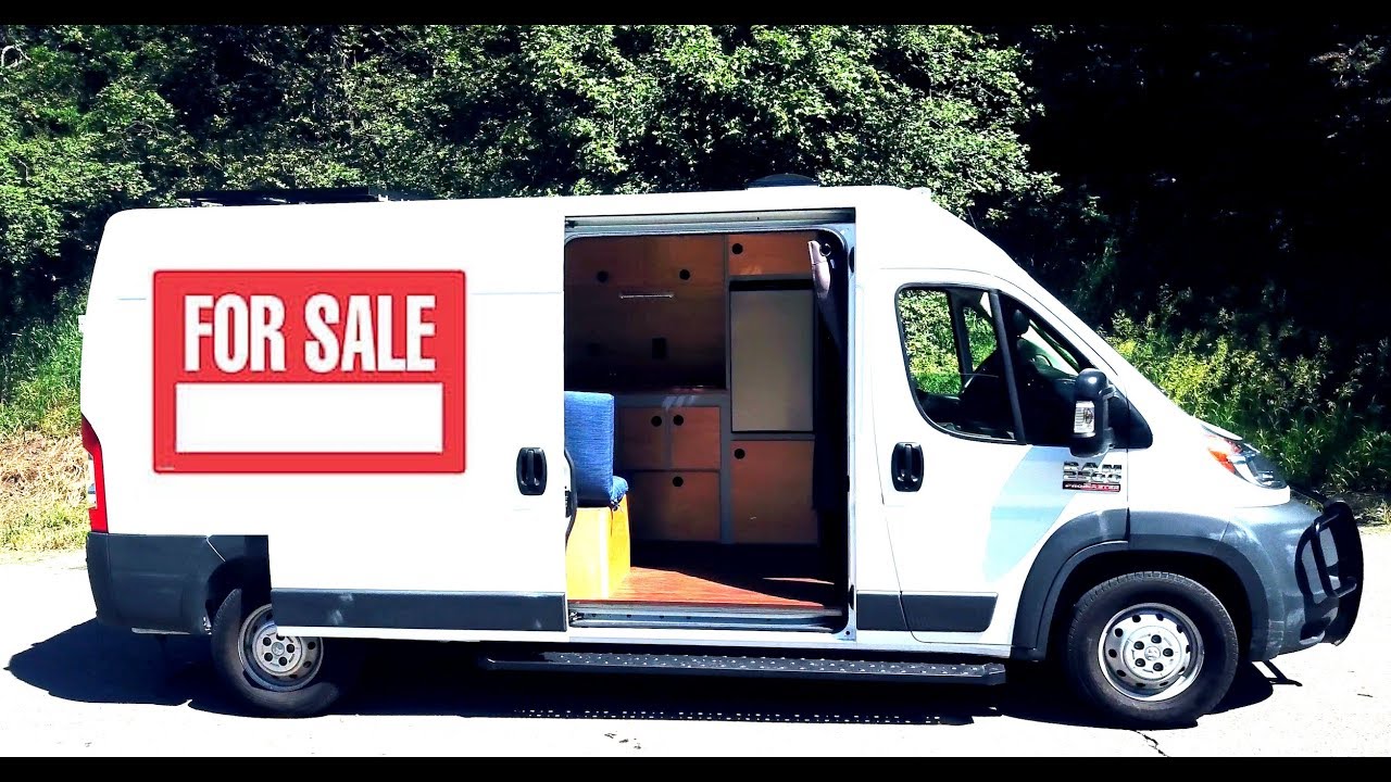 CUSTOM CAMPER VAN FOR SALE ~ Full bed, Solar, & hot water!!!