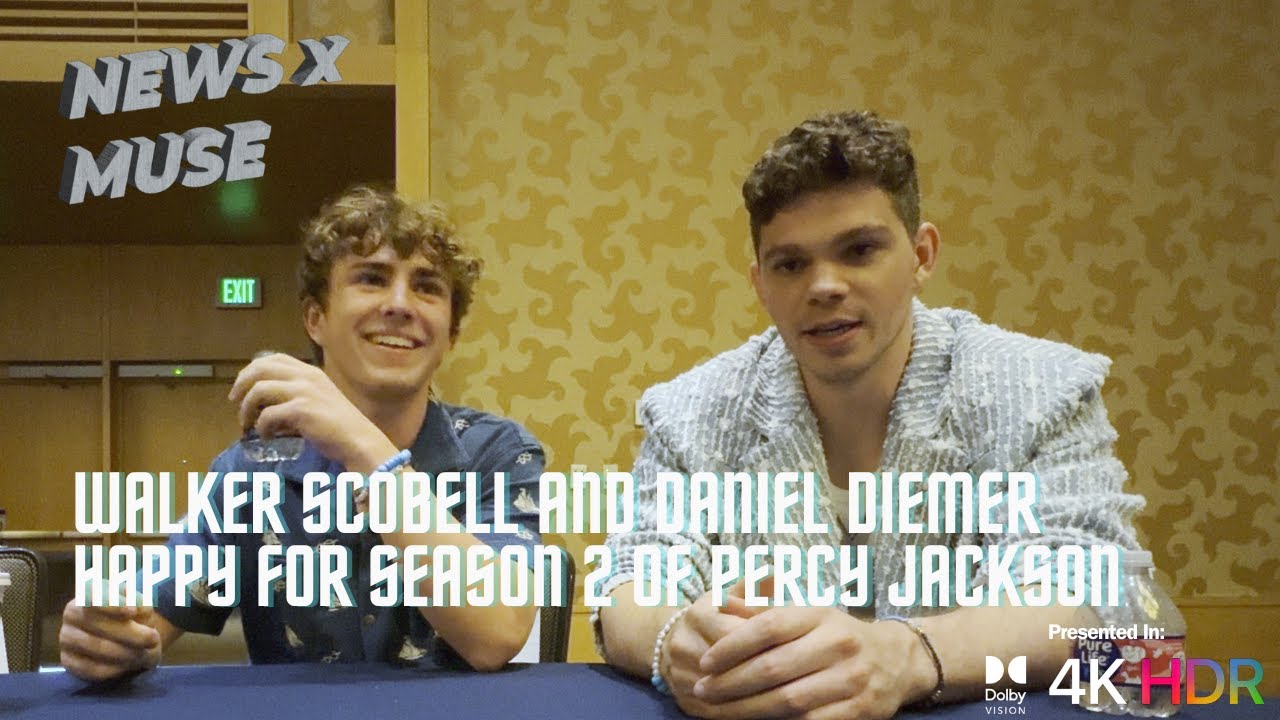 Walker Scobell and Daniel Diemer Happy for Season 2 of Percy Jackson