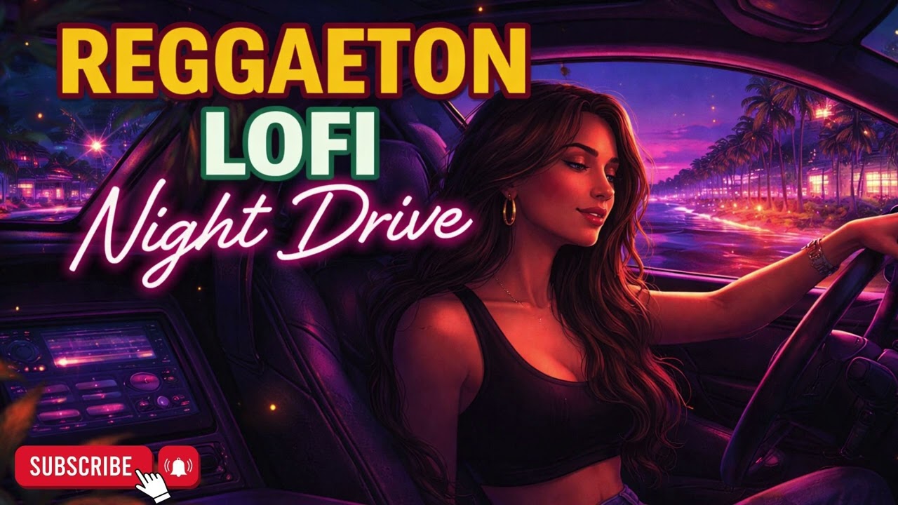 Reggaeton LoFi Night Drive 🌙 Chill Latin Beats for Late Nights, Relax & Focus 2 Hours