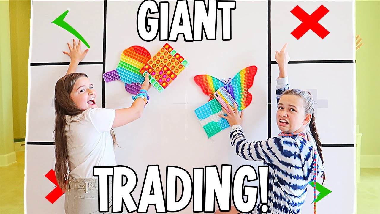 FIDGET TRADING ON A GIANT FIDGET BOARD!! | JKREW