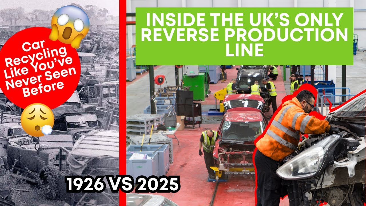 £15M Reverse Parts Production Line is Changing Car Recycling - Take a look at our Dismantling Line
