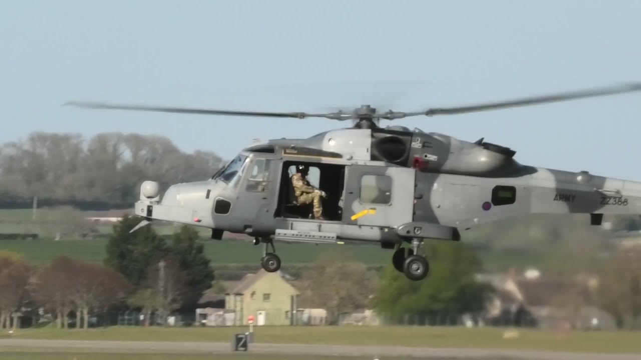 Army AW159 Wildcats AH1 -- RNAS Yeovilton -- April 2021