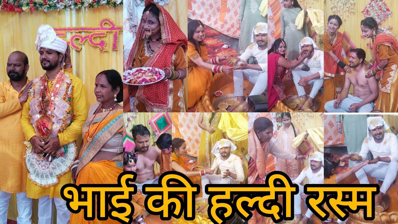 हल्दी रस्म||मंगल स्नान||haldi ceremony||pahadi wedding