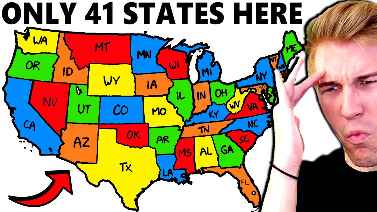 Which US States Are Missing From the Map?