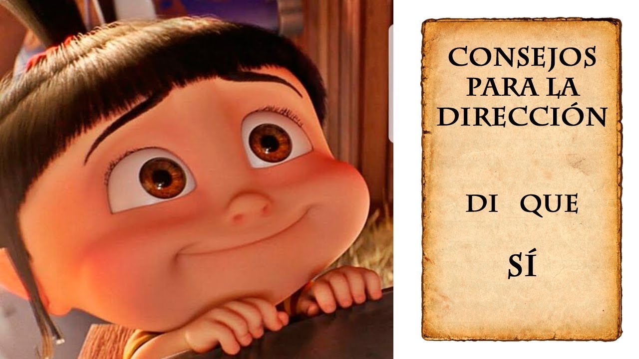 Consejos de dirección: Responde sí.