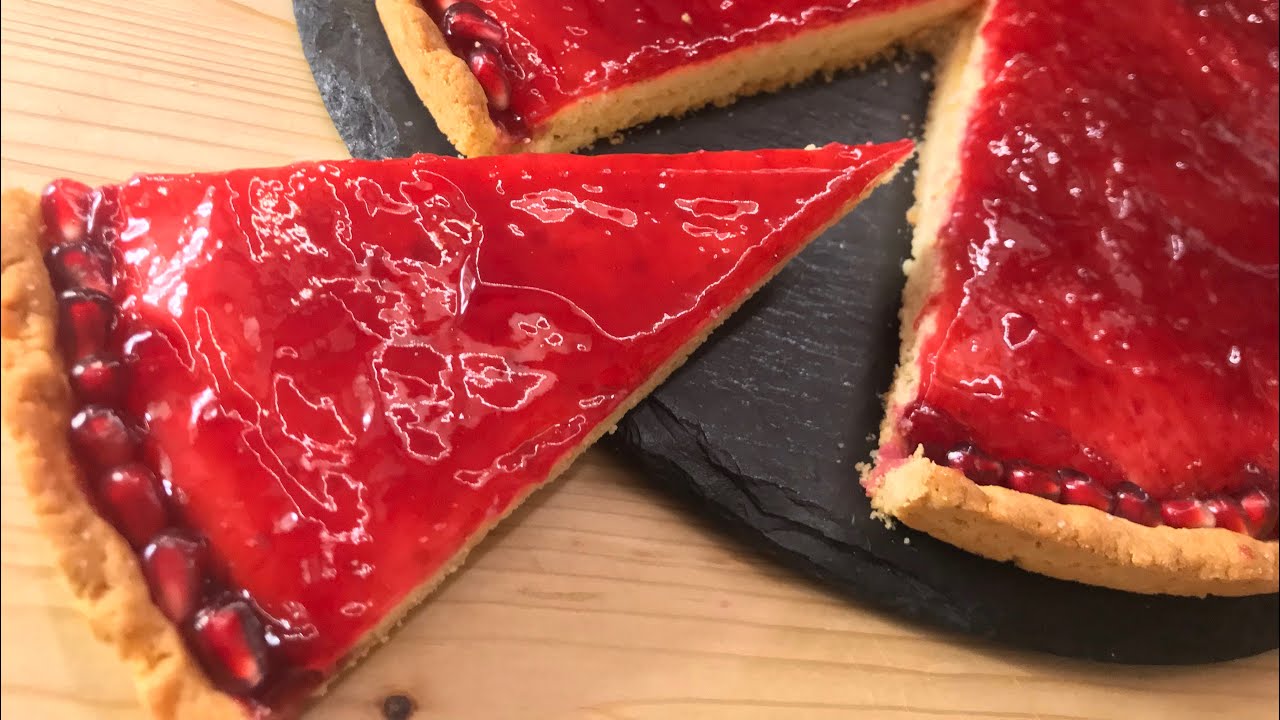 CROSTATA AL MELOGRANO SENZA COLORANTI