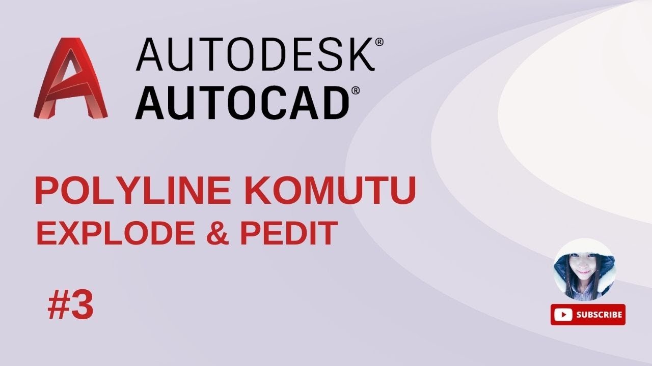Autocad Dersleri #3 POLYLINE Komutu - Explode & Pedit
