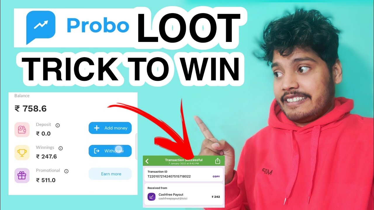 🔥Earn Unlimited Money From Probo App - Trick to Win Match in Probo and Free Paytm Cashback