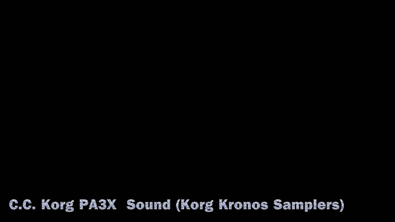 Costin Caraulani- Full Sound SET KORG PA3X Pa900 Pa600 ( 2015)