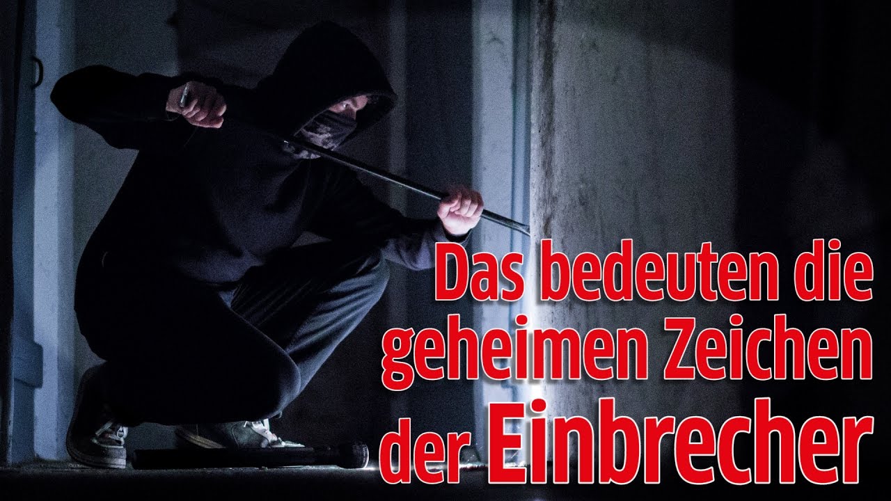 Gaunerzinken: Das bedeuten die geheimen Zeichen der Einbrecher