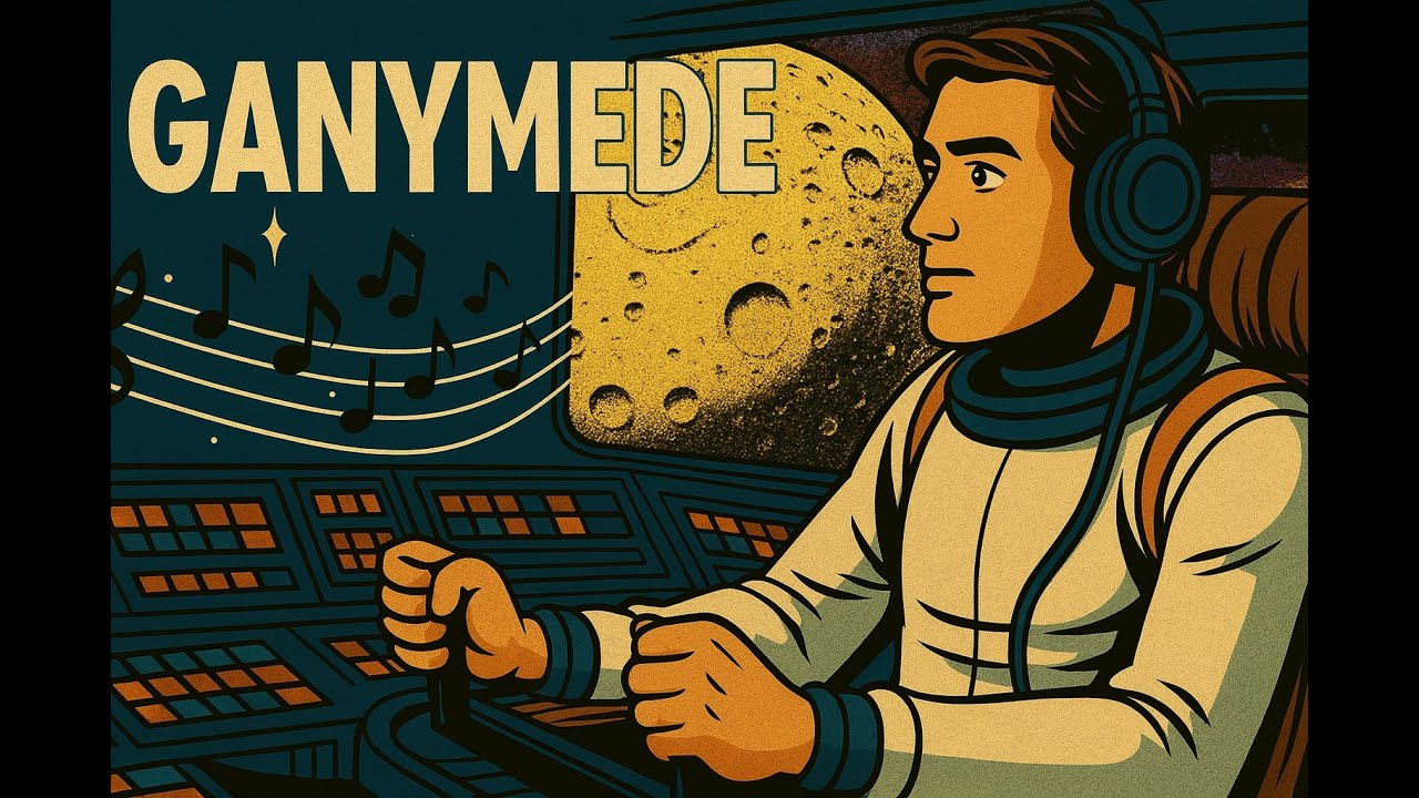 Space Jazz Voyager – Ganymede 🌑 | Deep Sci-Fi Jazz for Relaxation & Focus