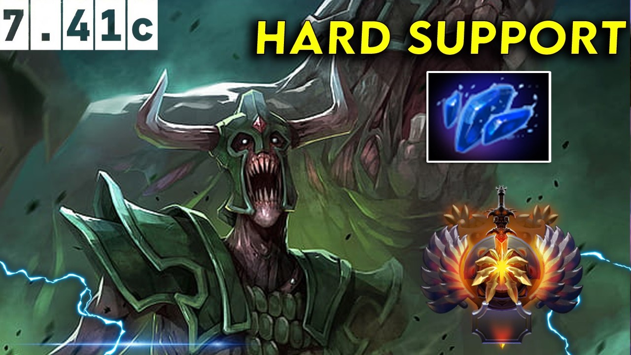 Undying Immortal Hard Support - Dota 2 Patch 7.41c Pro Pub Gameplay