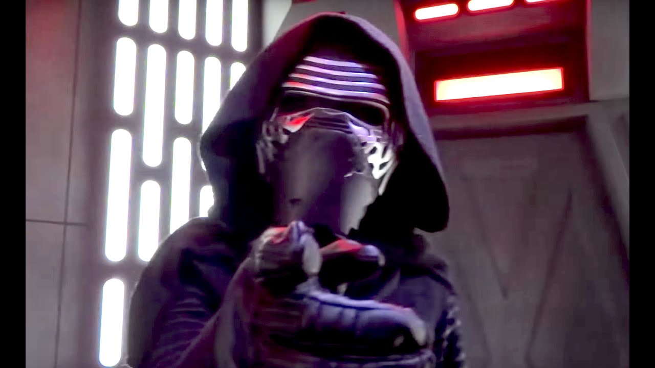 Kylo Ren meet-and-greet in Star Wars Launch Bay at Disneyland