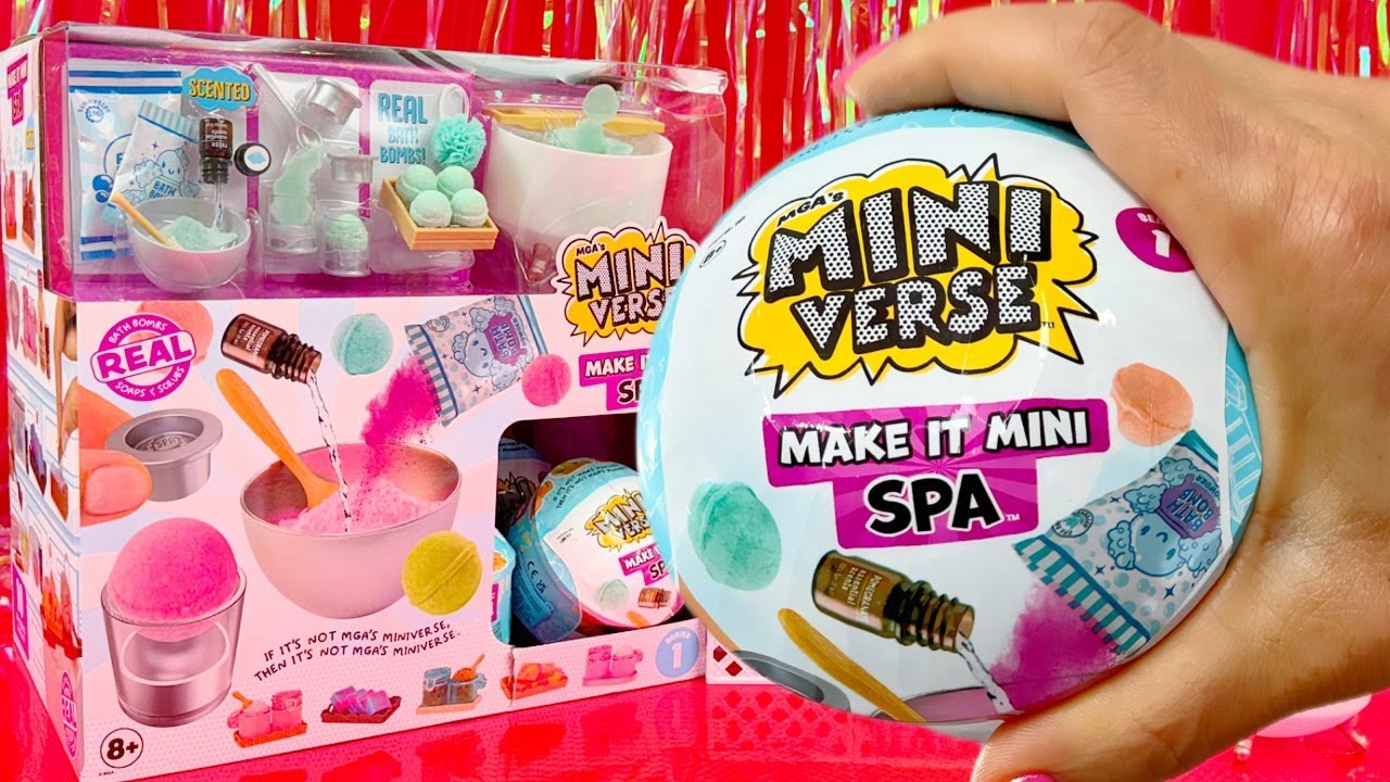 NEW!! MGA's Miniverse Make It Mini SPA Series 1 Toy Unboxing