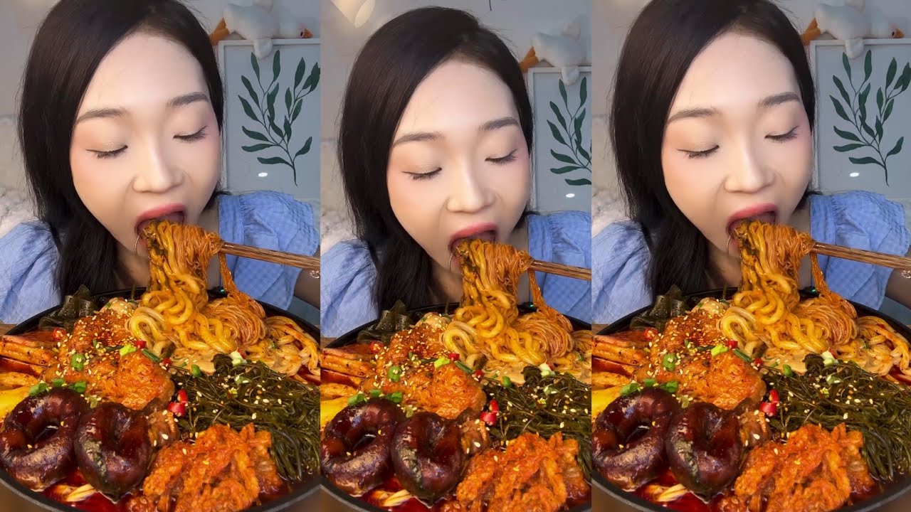 Extreme Spicy Noodles Mukbang 🌶️🔥 | Tears, Sweat & Slurps