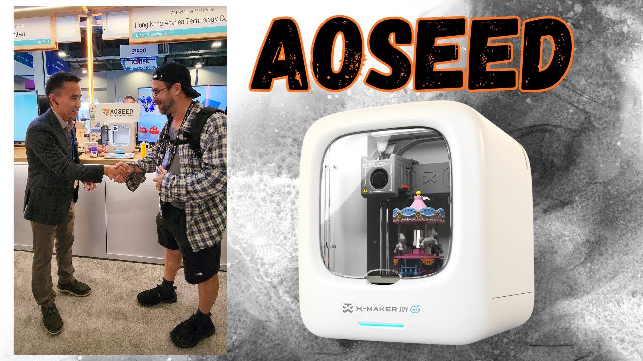 CES 2026: Интервью AOSEED с Аароном &mdash; детские 3D-принтеры XMAKER