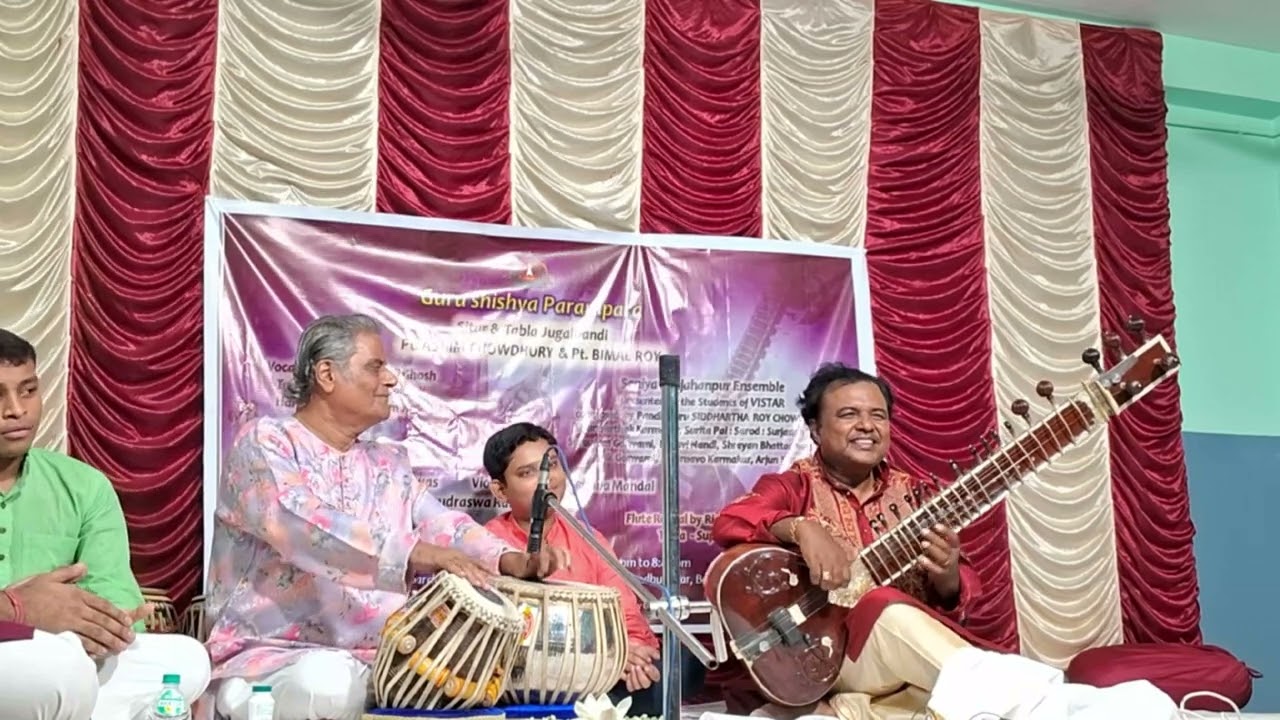 Pandit Ashim Chowdhury (sitar) & Pandit Bimal Roy (Tabla) Raag Anandi