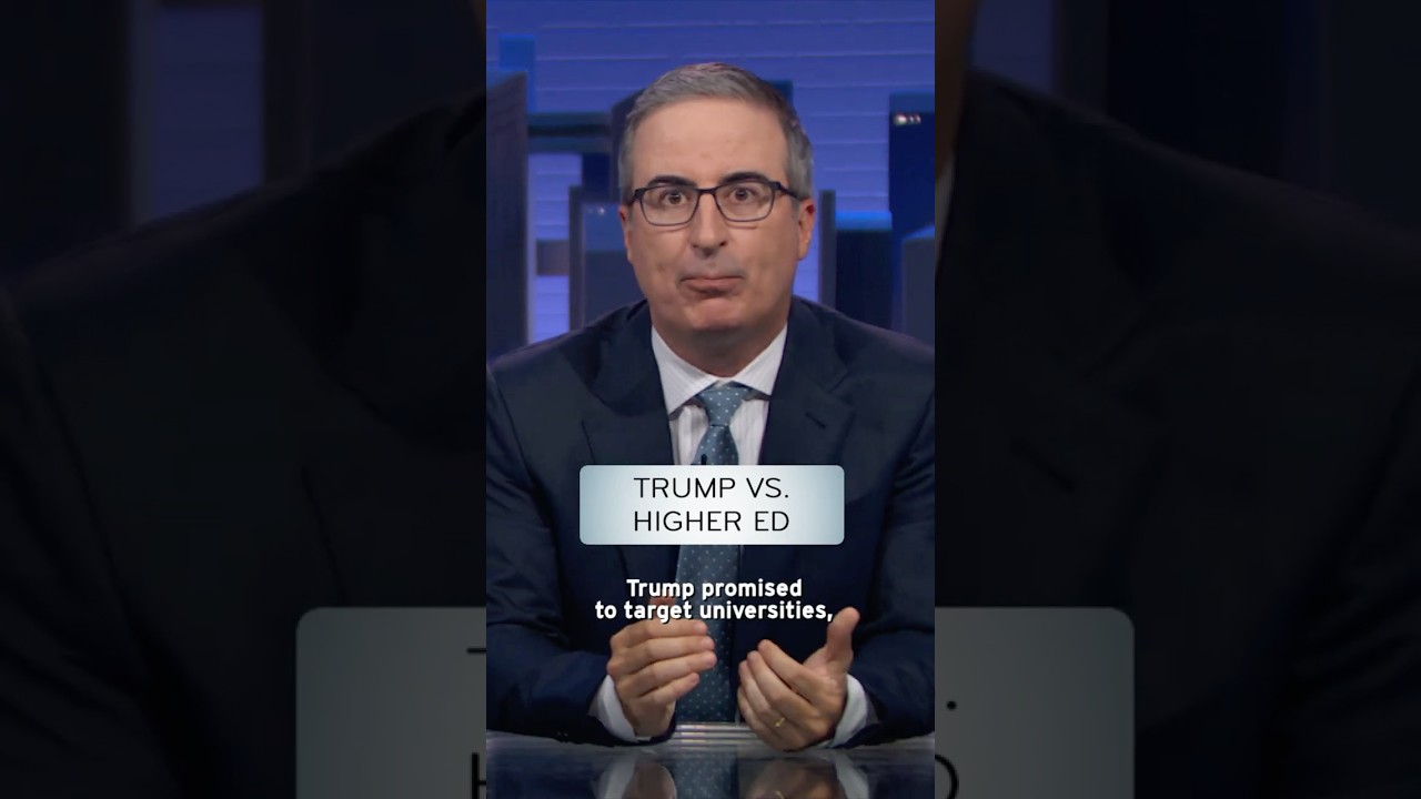 Trump vs. Higher Ed #lastweektonight