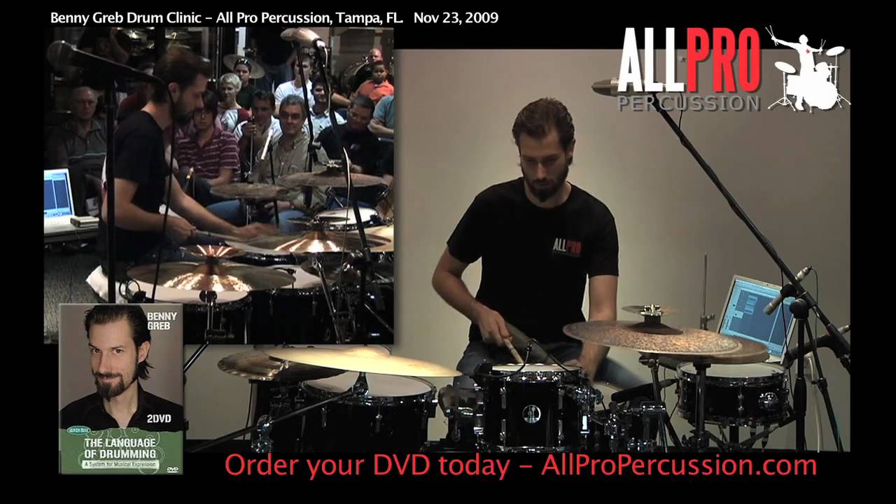 Benny Greb - All Pro Percussion - Drum solo part 2