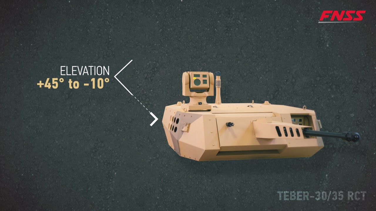 TEBER-30/35 RCT - REMOTE CONTROLLED TURRET