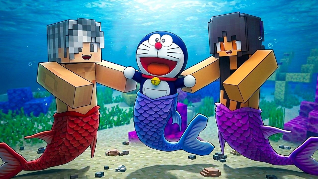 TOMBİŞ DENİZ KIZI Oldu - Minecraft