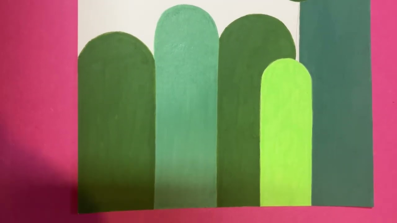 #art #acrylicpainting #shortvideo #arttutorial #tutorial #painting #green #artvideo