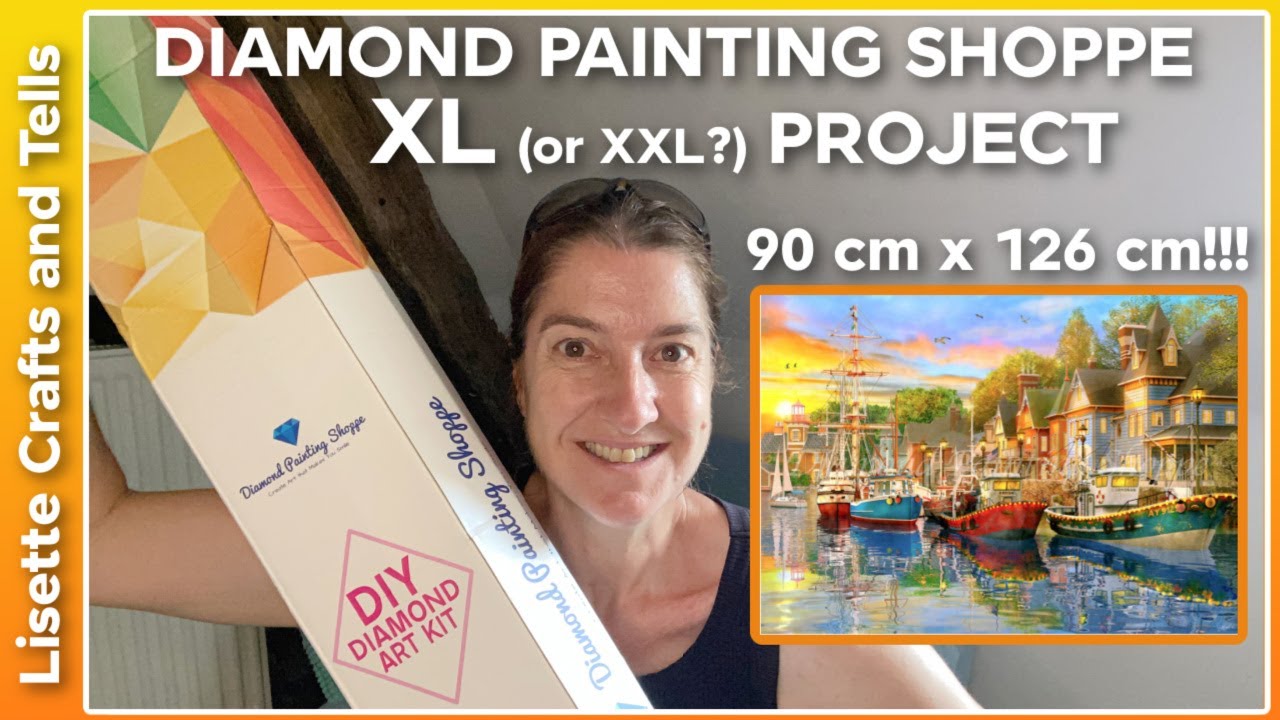 Start of my Next XL Diamond Painting Project - Diamond Painting Shoppe 'Harbour Lights' - It's HUGE!