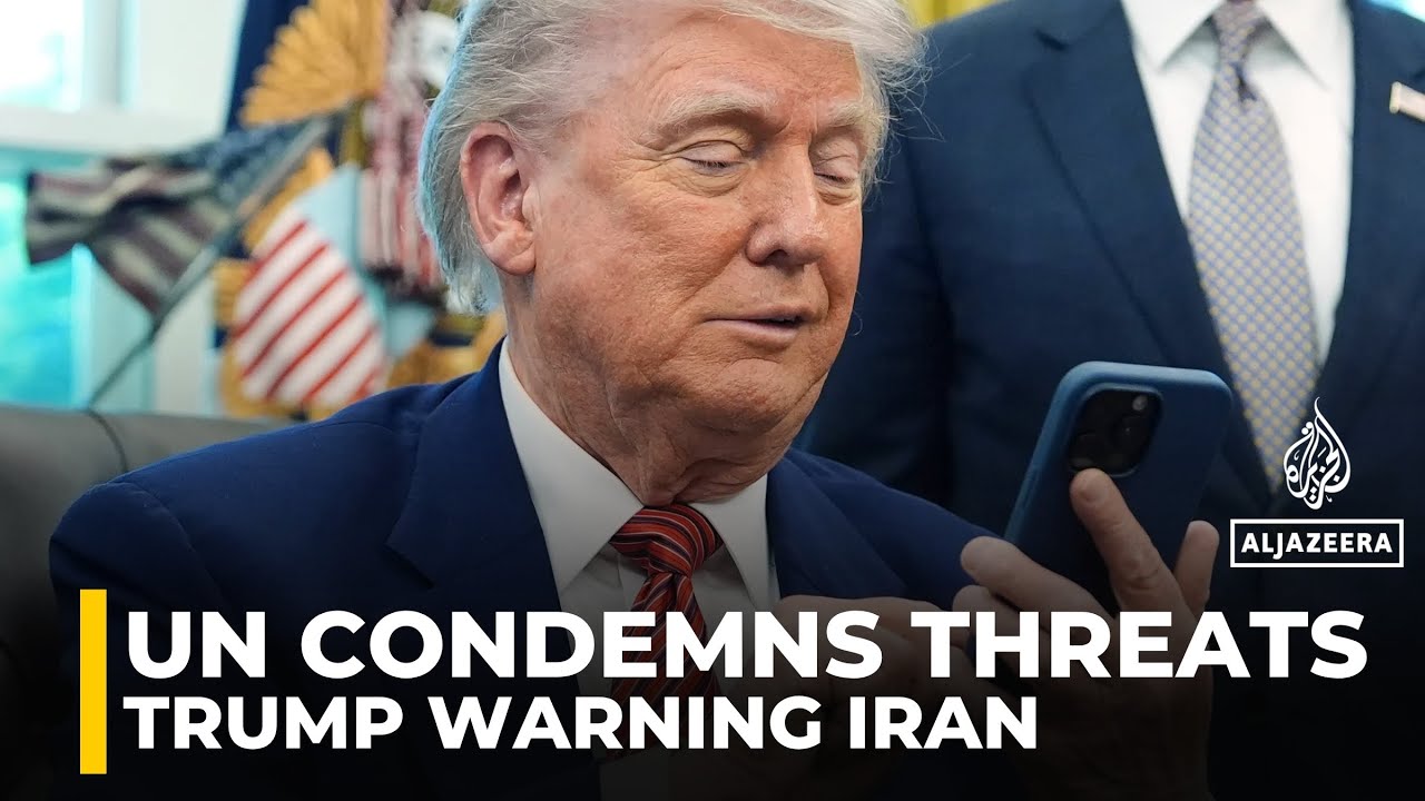 UN condemns threats against civilians after Trump&rsquo;s warning to Iran