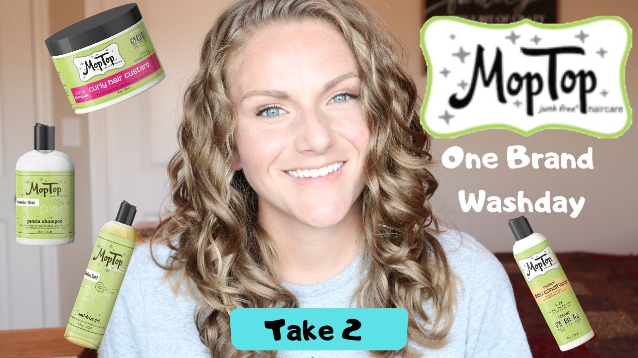 MopTop One Brand Wash Day (2A, 2B, 2C Hair) Take 2