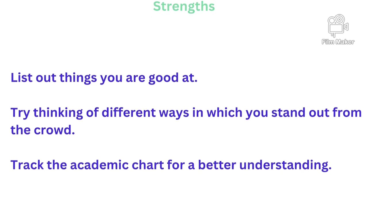 SWOT Analysis for students